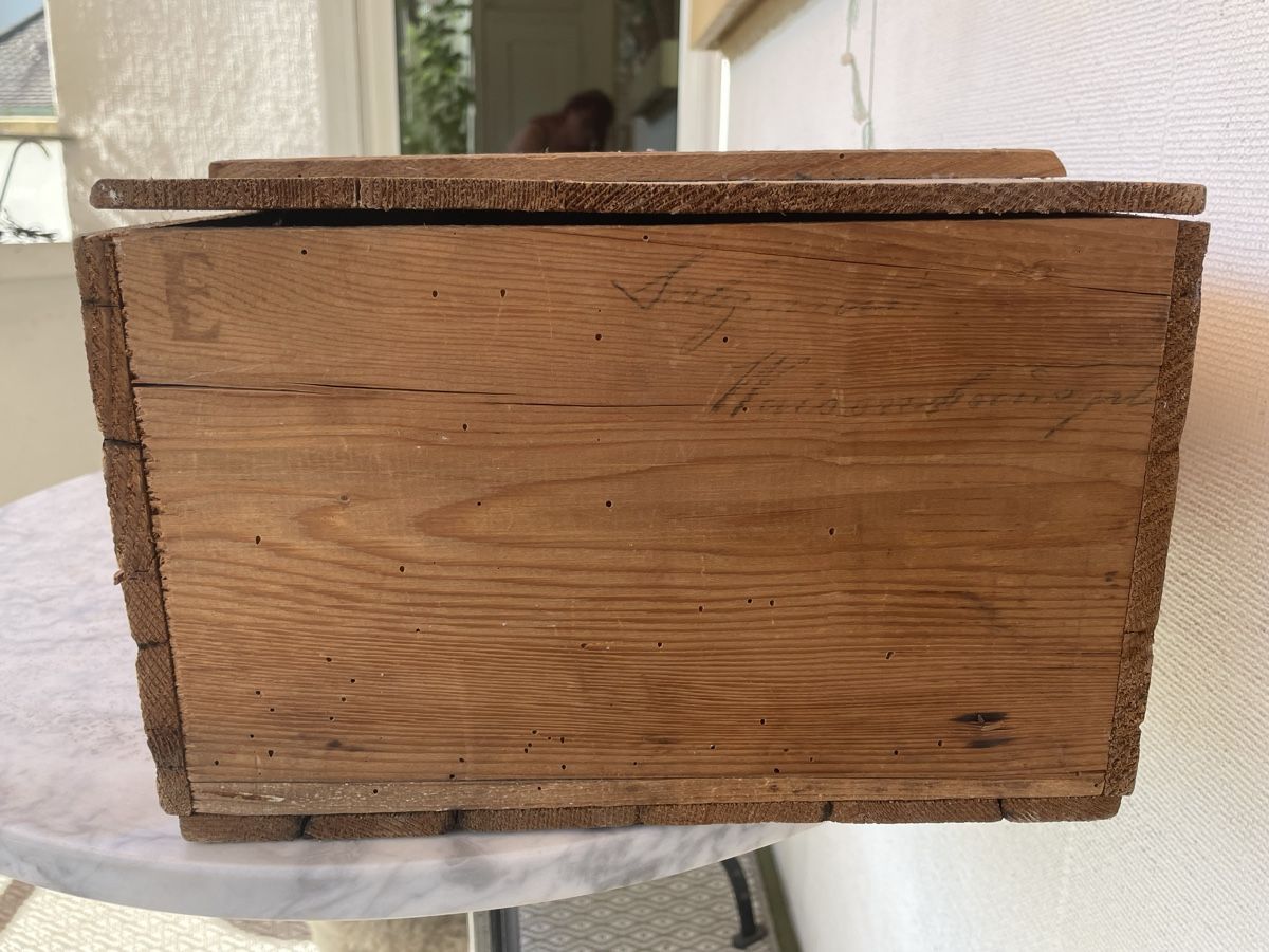 Casse di trasporto: Vintage Holzkiste "Teigwaren Wenger & Hug" – Usato da Basel venduto da Gundeli-25 3
