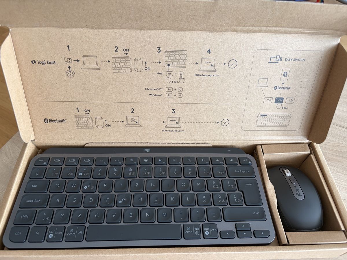 Logitech Tastiere: Logitech Logi MX Keys Mini Combo for Business CH-Layout – Usato da Staufen venduto da Nat_m9p2 4