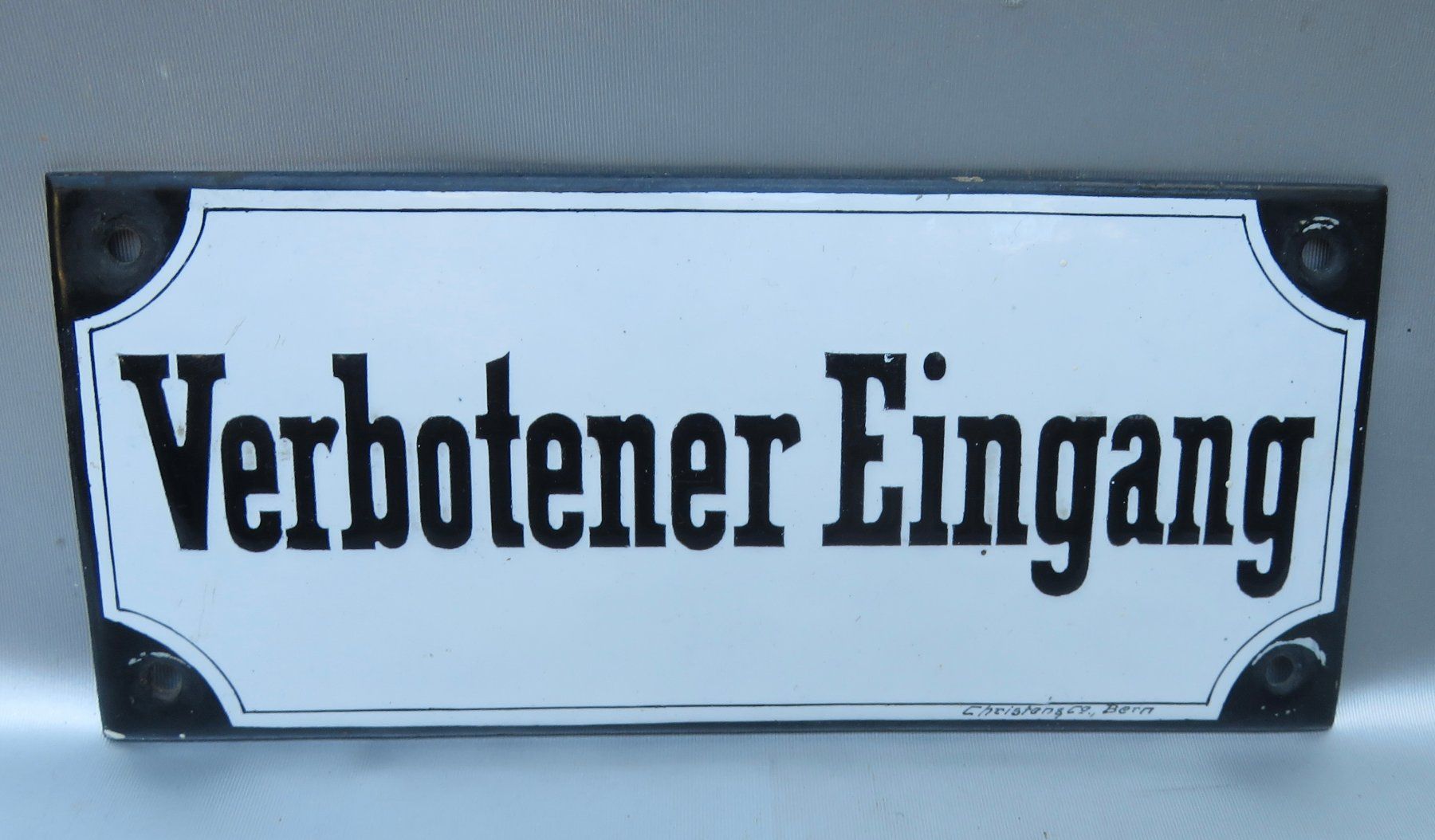 Ecriteaux: EMAILSCHILD VERBOTENER EINGANG – D'occasion à BERN par erassmusvonrotterdam