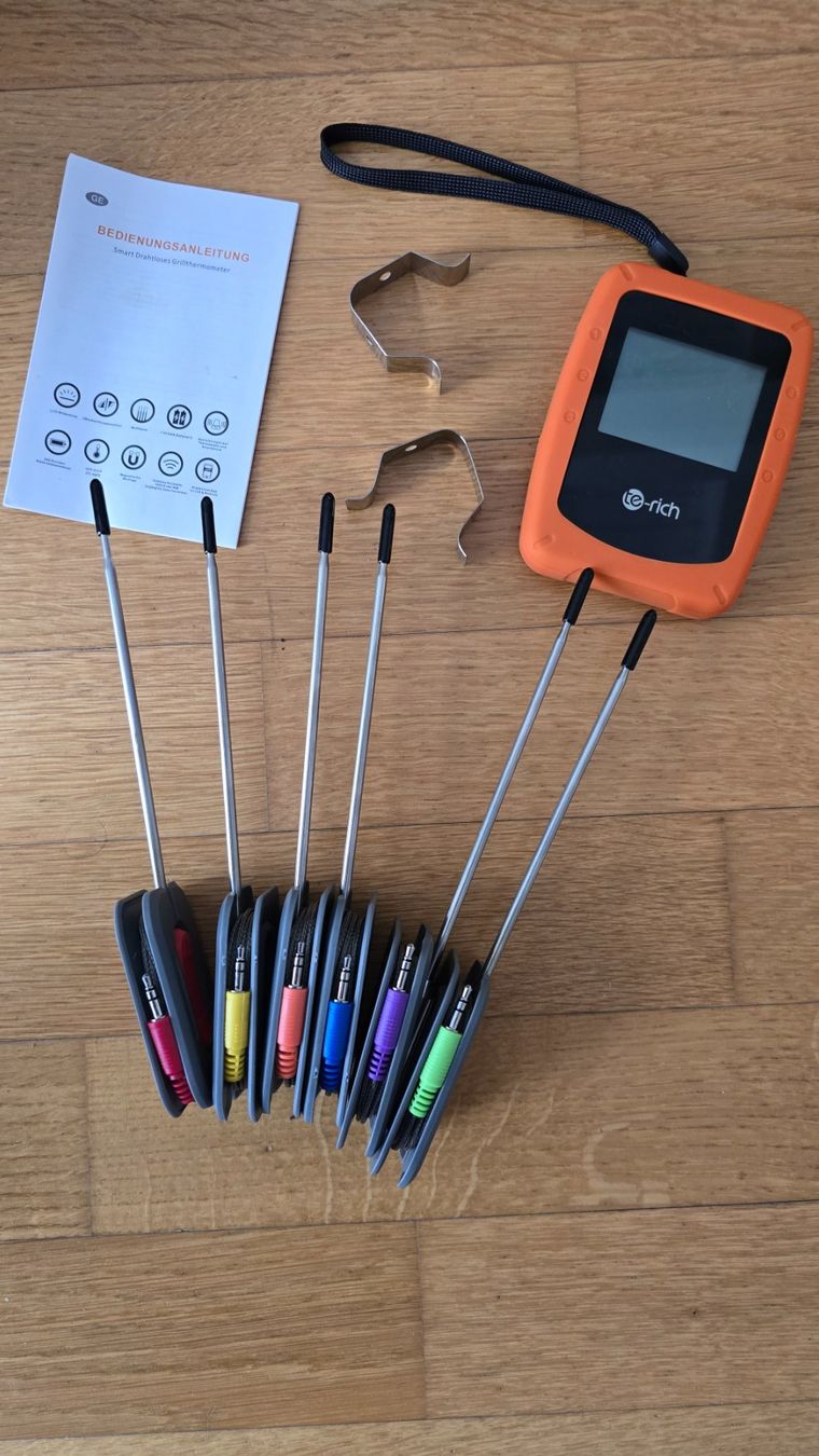 Sonstiges für Haushalt & Wohnen: Digitaler Grillthermometer Wireless "Te-Rich" – Gebraucht aus Rafz von Domimir
