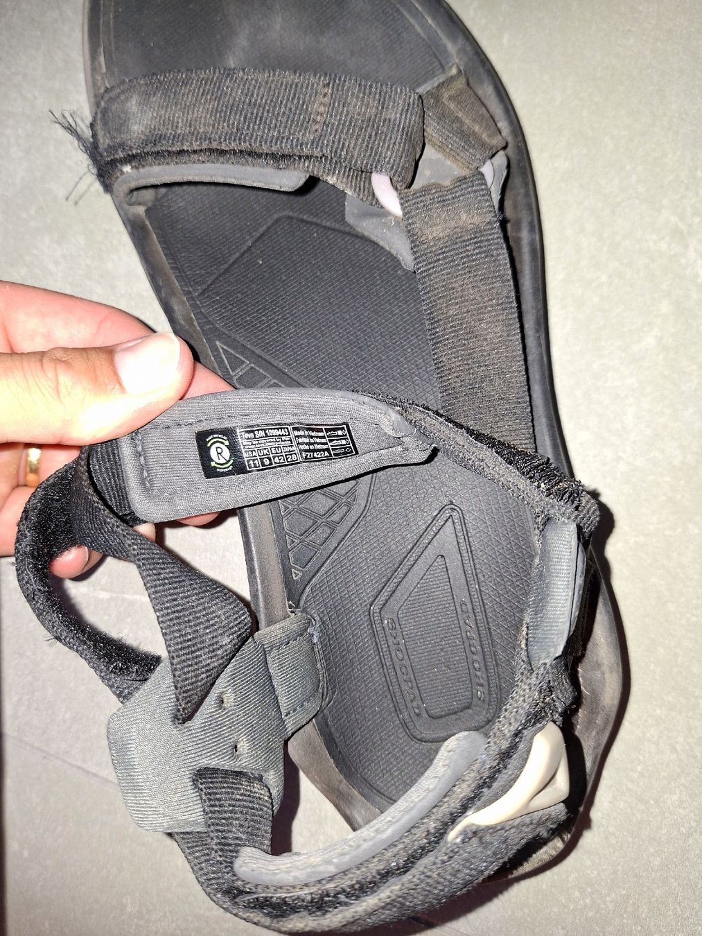 Teva Scarpe da uomo: Teva Sandalen Schwarz 42 – Usato da Thun venduto da manimax 2