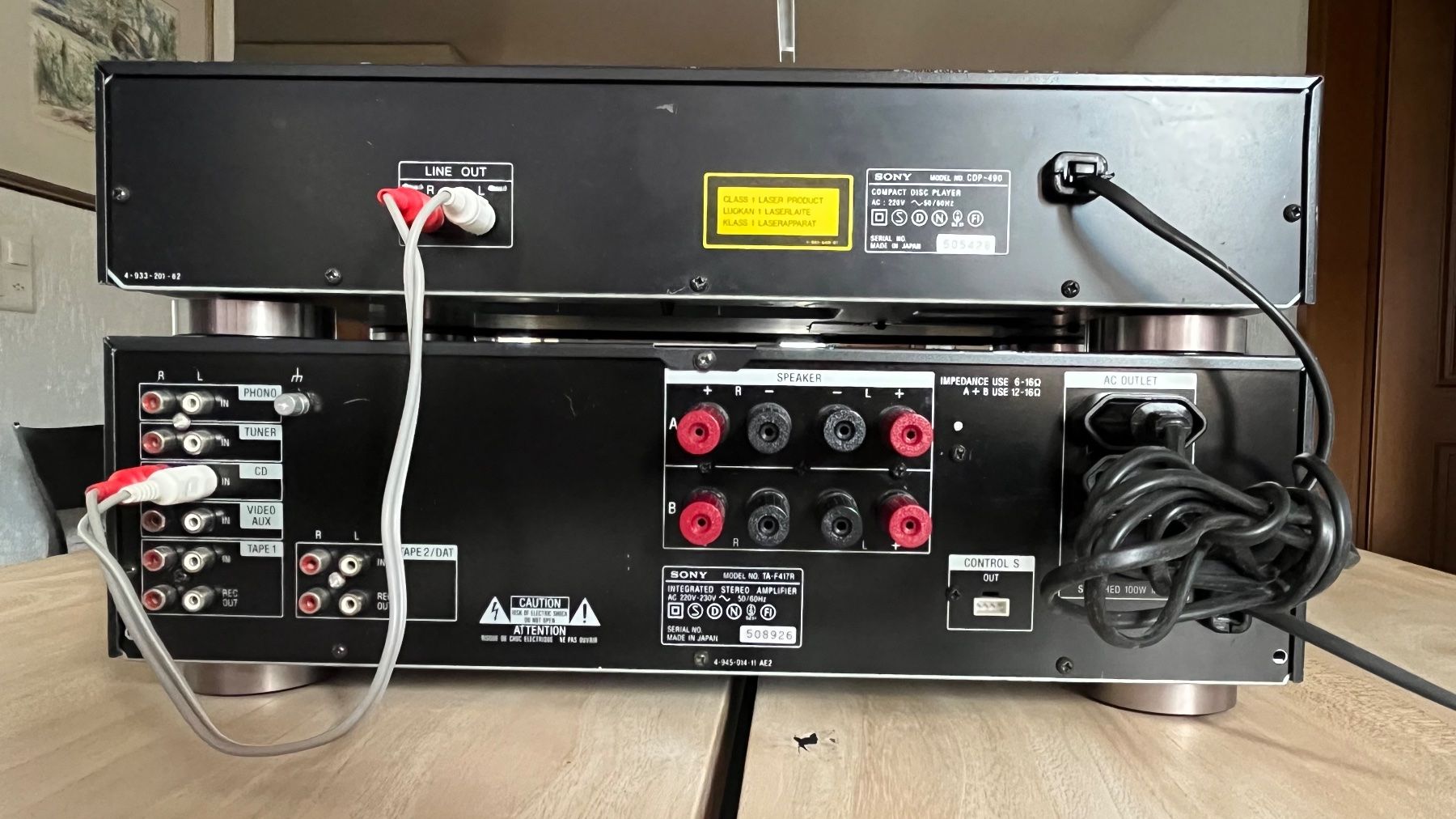 Sony Verstärker: Sony Hifi Anlage – Gebraucht aus Wagen von Heisch1 1