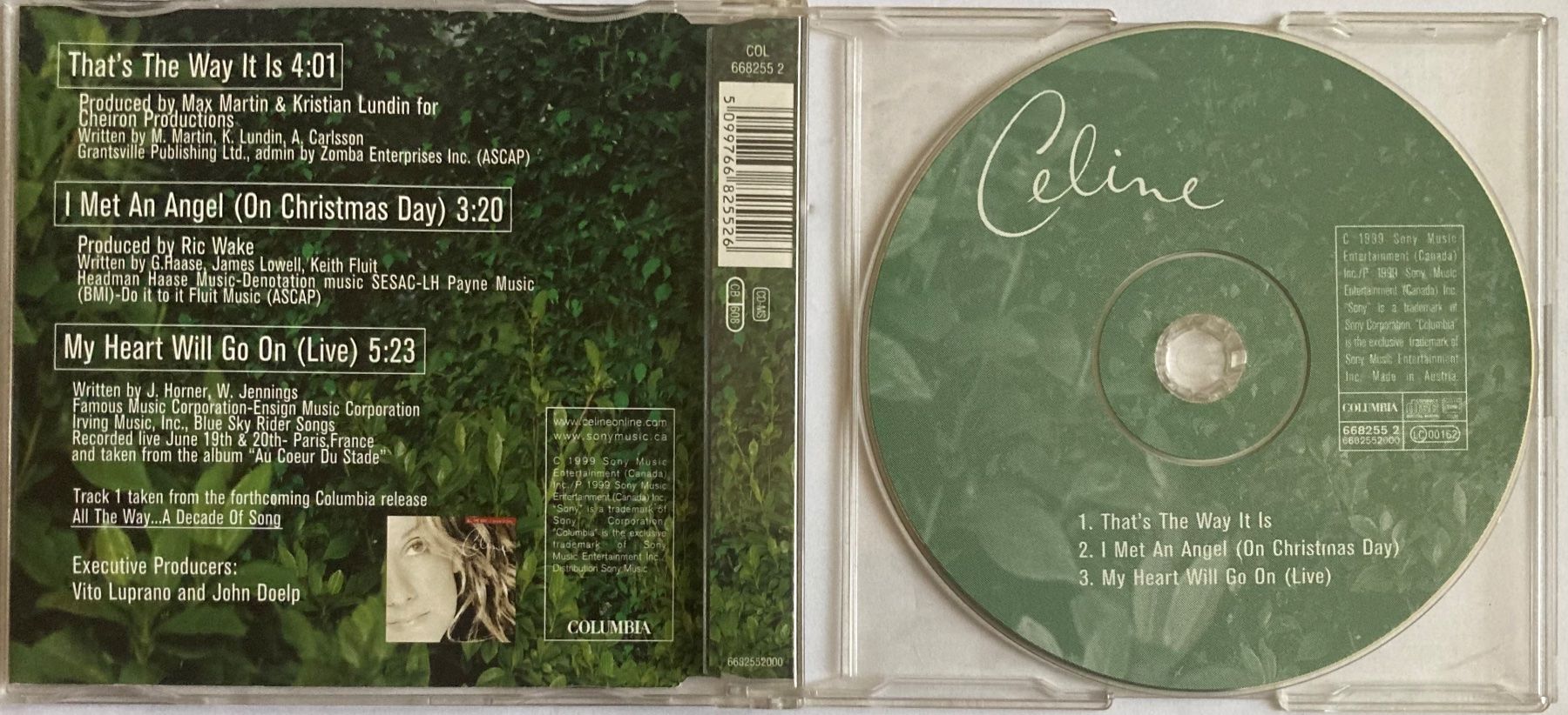 CDs: CÉLINE DION - THAT'S THE WAY IT IS – Gebraucht aus Poliez-Pittet von Newtown-Records 1