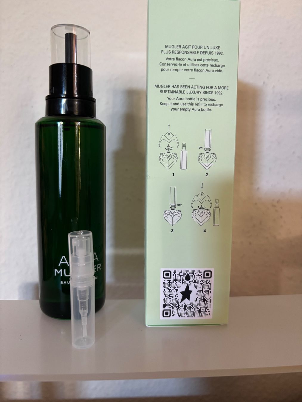 Mugler Parfum & Eau de Toilette: Mugler Aura  EDP Duftprobe 2ML, eingestellter Duft – Gebraucht aus Zürich von deruja 2