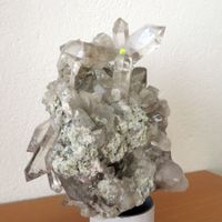 5,1 Kilo Quarzstufe, klare Spitzen, Göscheneralp UR