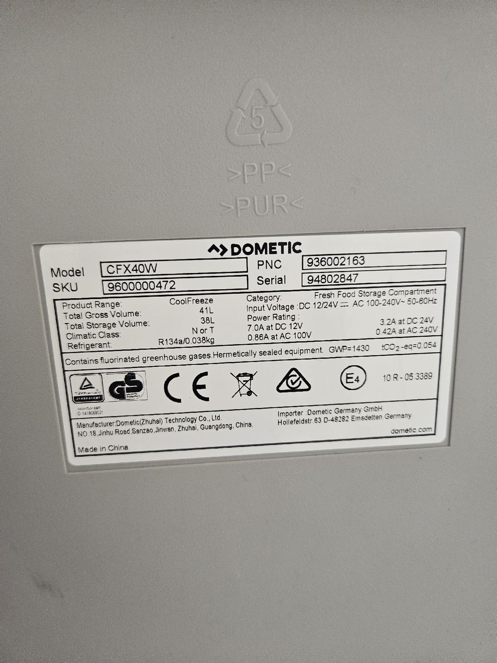 Dometic Kühlschränke & Kühlen: Kühlbox DOMETIC CFX40W wenig gebraucht – Gebraucht aus Esslingen von Spit02 4