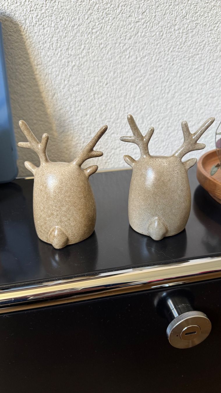 Tutte le decorazioni: DBKD Keramik Dekofiguren Hirschpaar – Usato da Riehen venduto da To120 6