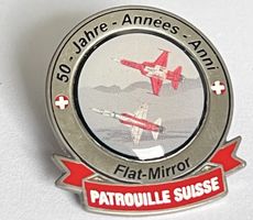 Pin Schweizer Armee Patrouille Suisse Flat Mirror
