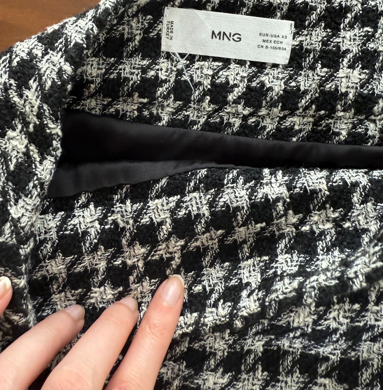 Mango Gonne: Mango Rock, schwarz-weiss, Gr. XS – Usato da Zürich venduto da car_8mpw 2