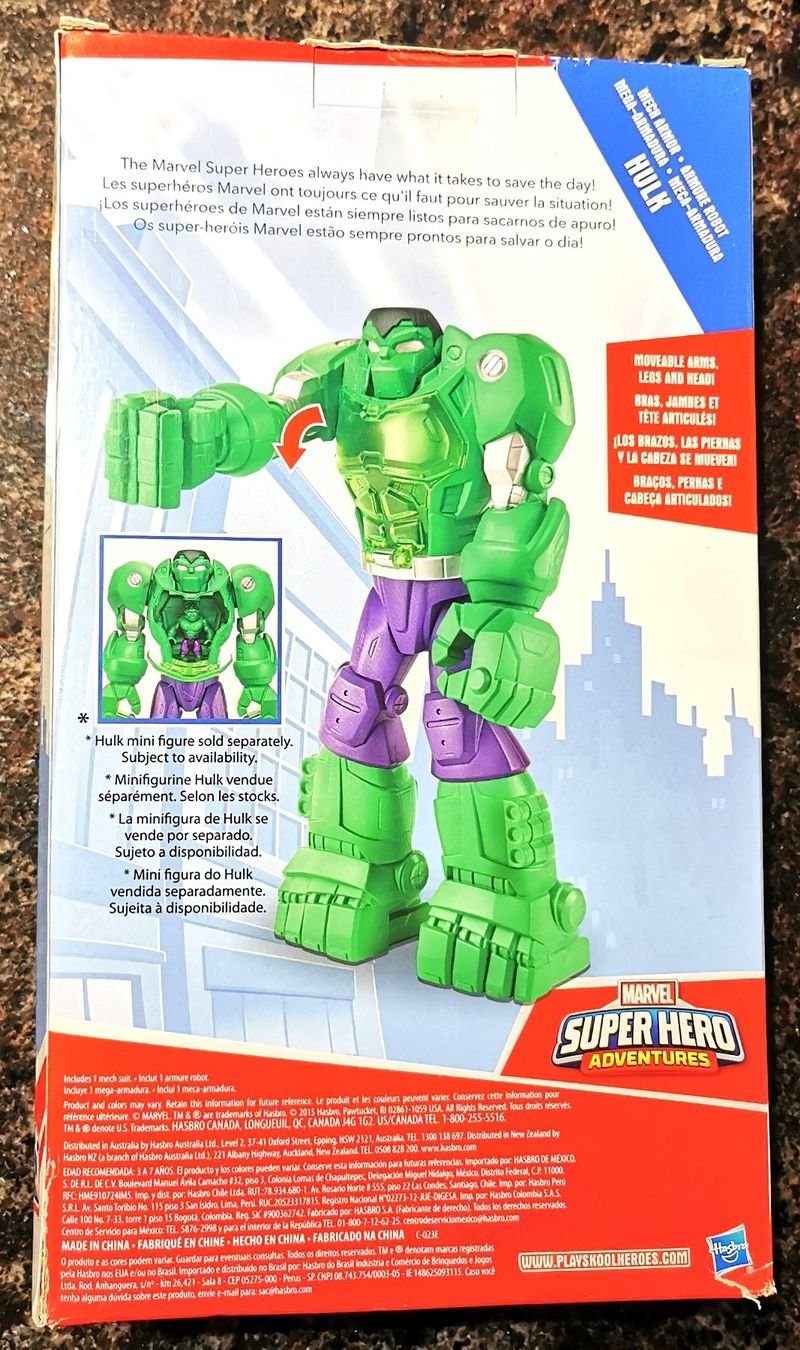 Hasbro Statuette: Mech Armor Hulk 2015 Action Figur Marvel Hero Playskool – Nuovo e nell'imballaggio originale da Rorschach venduto da Actionvintage789 1