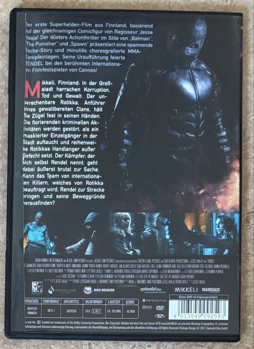 Tutti i DVDs: RENDEL  – Nuovo (secondo la descrizione) da Dietikon venduto da AndreaSch01 1