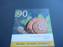 Markenbüchlein Schnecke. 2022, ET-o, -.90  Marken