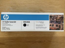 HP Toner CB540A schwarz Original für Color LaserJet