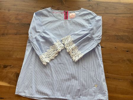 Lieblingsstück Bluse Damen Grösse 38 gestreift mit Spitze