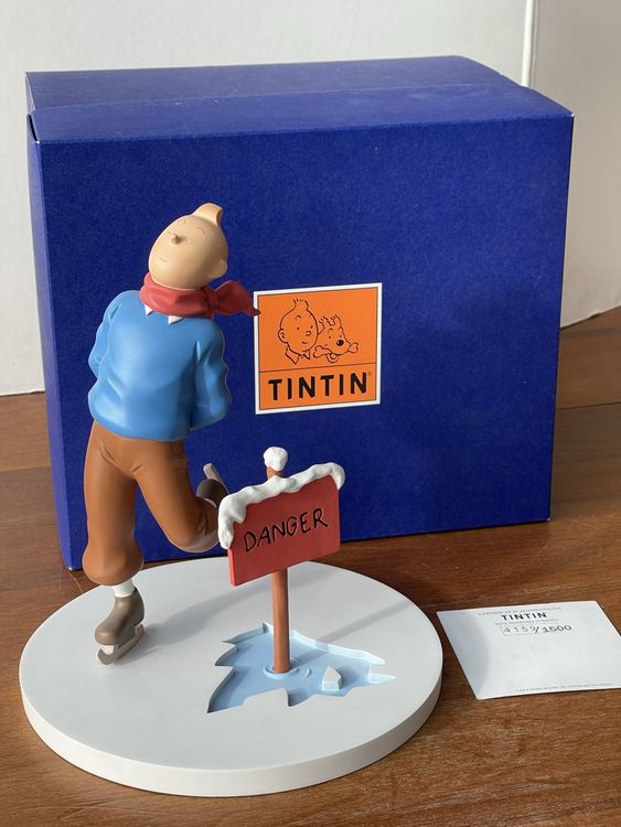 Tintin L'Étoile Mystérieuse - Figurine Résine Numérotée - Moulinsart - Hergé