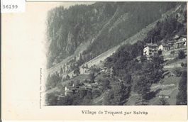Village de Triquent (Le Tretien) sur Salvan