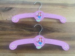 2 Kleiderbügel Holz Disney Arielle Kinderzimmer