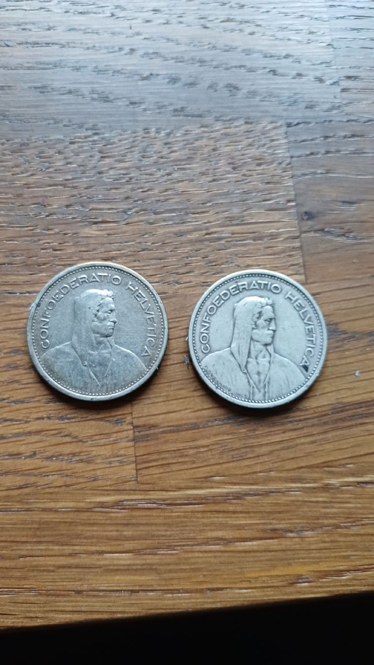 Tutti le monete: 5Frankenmünzen Silber! – Usato da Eschen venduto da fra_76mz 1