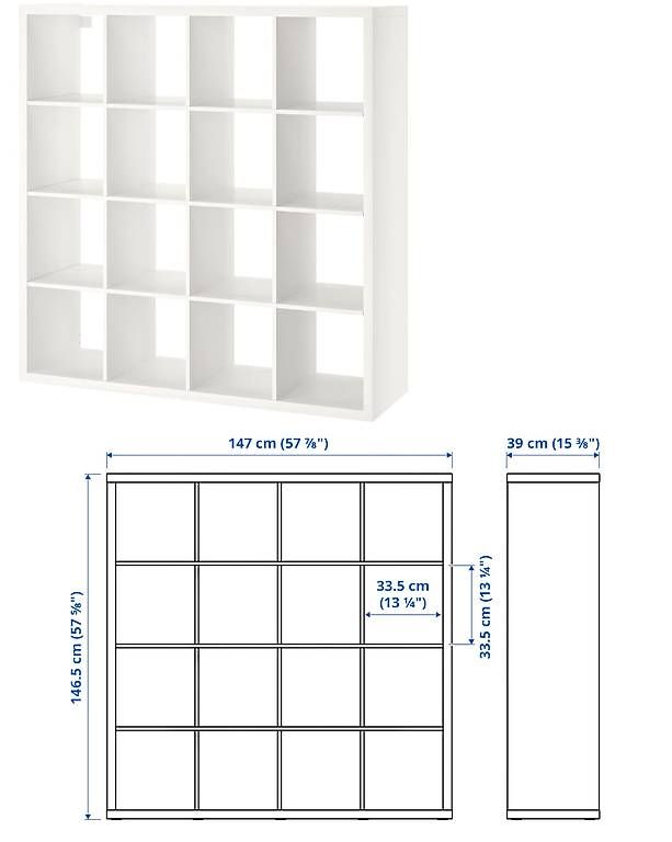 Ikea Regale: Kallax Regal weiss – Gebraucht aus Ins von Edwina_1999