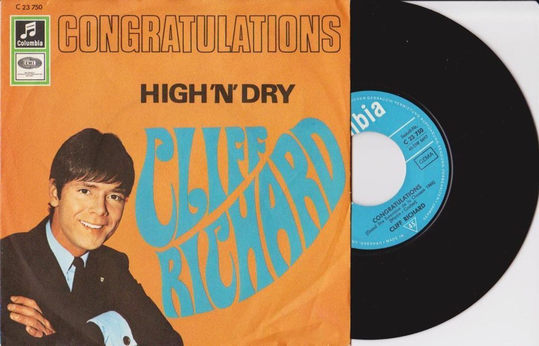 Dischi in vinile: CLIFF RCHARD - Congratulation (ESC 1968) – Usato da Zürich venduto da Vinyl 2