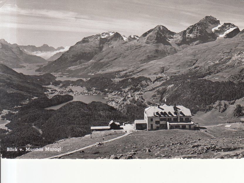 Cartoline postali: Muottas Muragl 1958 – Usato da Bürglen TG venduto da StampGraf