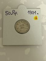 1/2 Franken 1901  sehr Rar