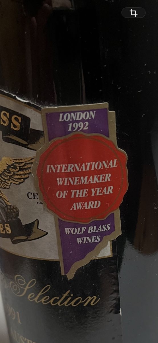 Vino: Wolf Blass President Selection 1991, Cabernet Sauvignon – Nuovo (secondo la descrizione) da Gelterkinden venduto da Parry 2