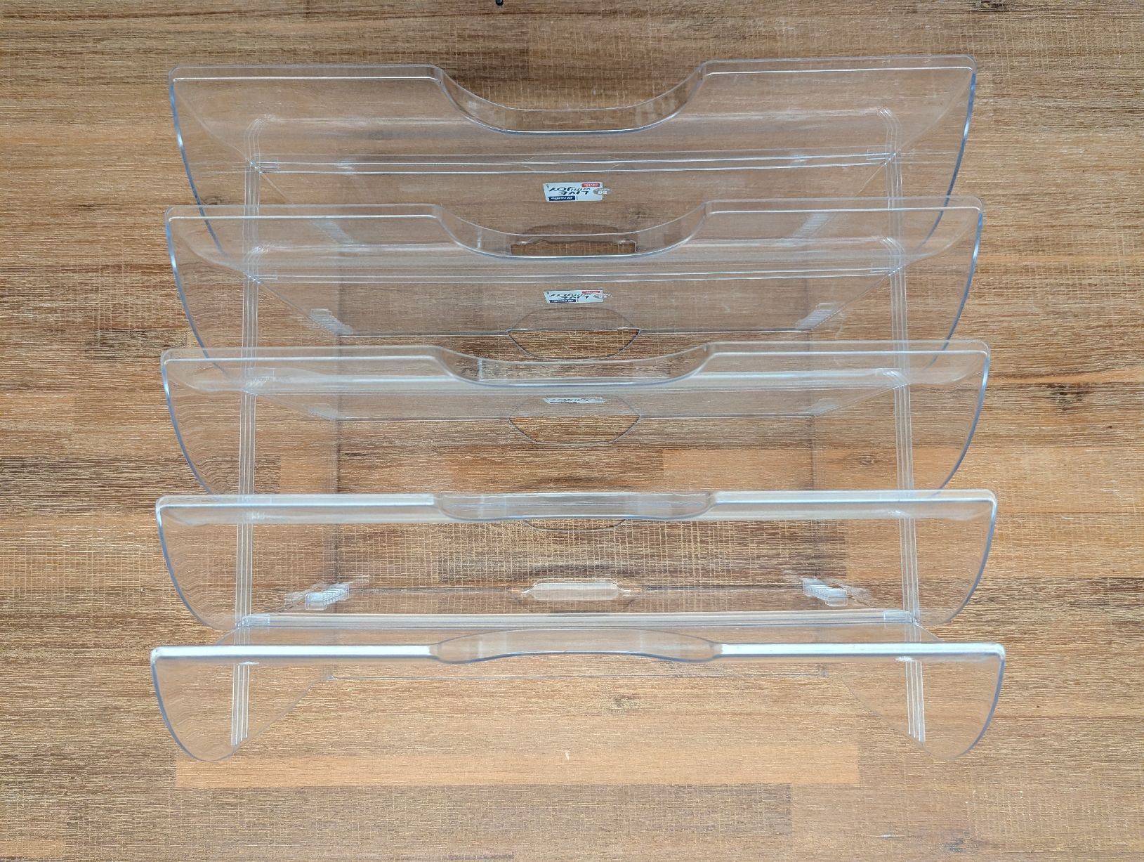Raccoglitori: Set: 5x A4 Ablagefach stabelbar transparent  – Usato da Bern venduto da q-destry 1