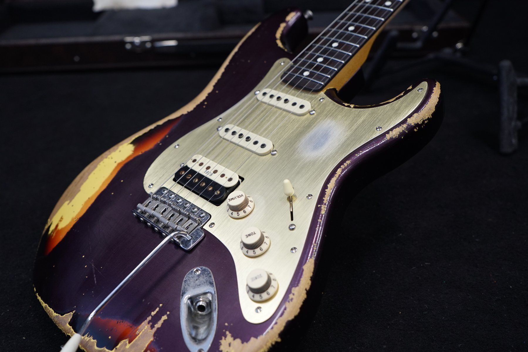 Musikinstrumente: Reh Guitars ST midnight purple – Gebraucht aus Ortschwaben von Musictrade 2