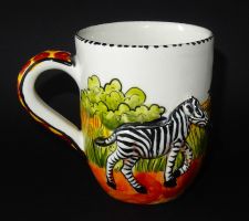 Handbemalte Keramik Mug / Tasse « Andersen Ashby Studio »