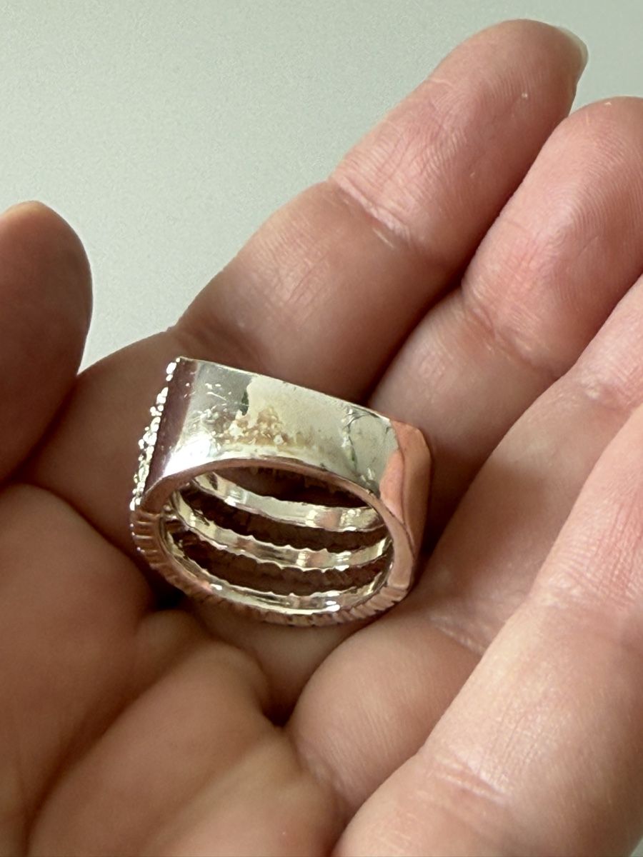 Ringe: Modeschmuck Ring mit grünen Steinen, Grösse 56 – Gebraucht aus Appenzell von sonnegarte 4