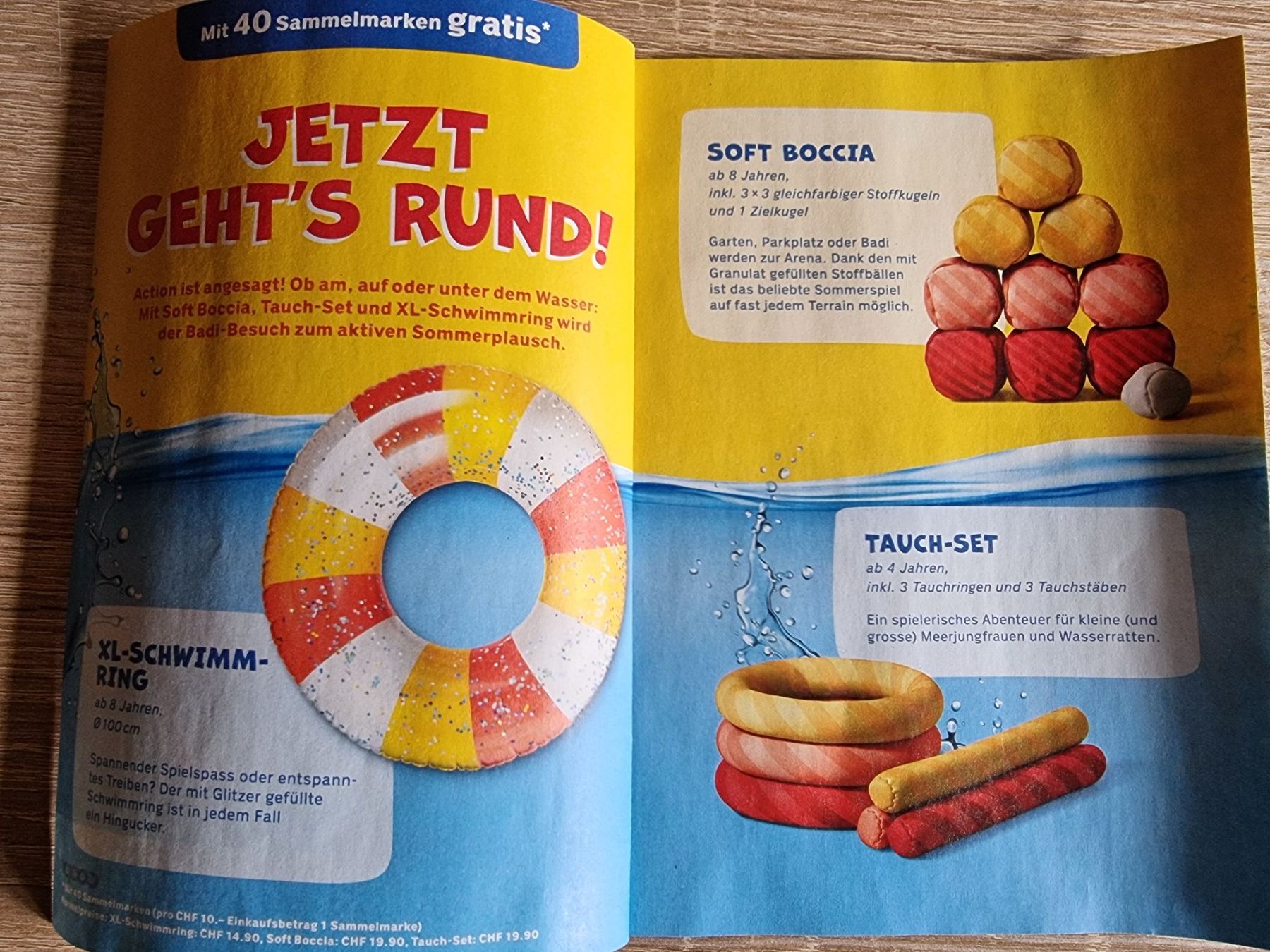 Coop Raccolte di bollini & punti: 1 volle Coopkarte - SPLASH - 40 Marken – Nuovo (secondo la descrizione) da Buchen venduto da Jonny58 1
