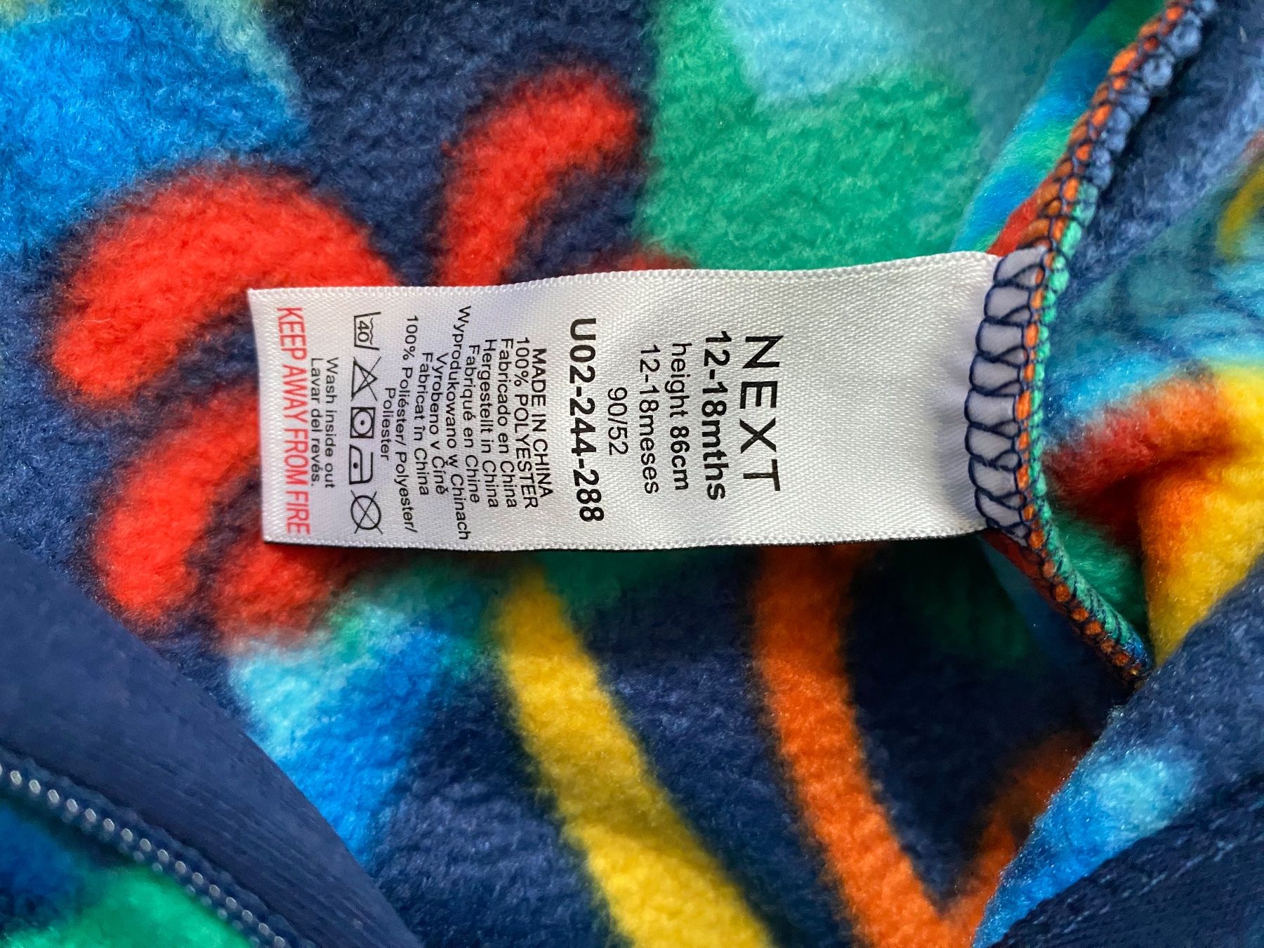 Next Pyjamas: NEXT Overall / Pyjama warm / Onesie 86 – Neu (gemäss Beschreibung) aus Einsiedeln von PaedeK84 3