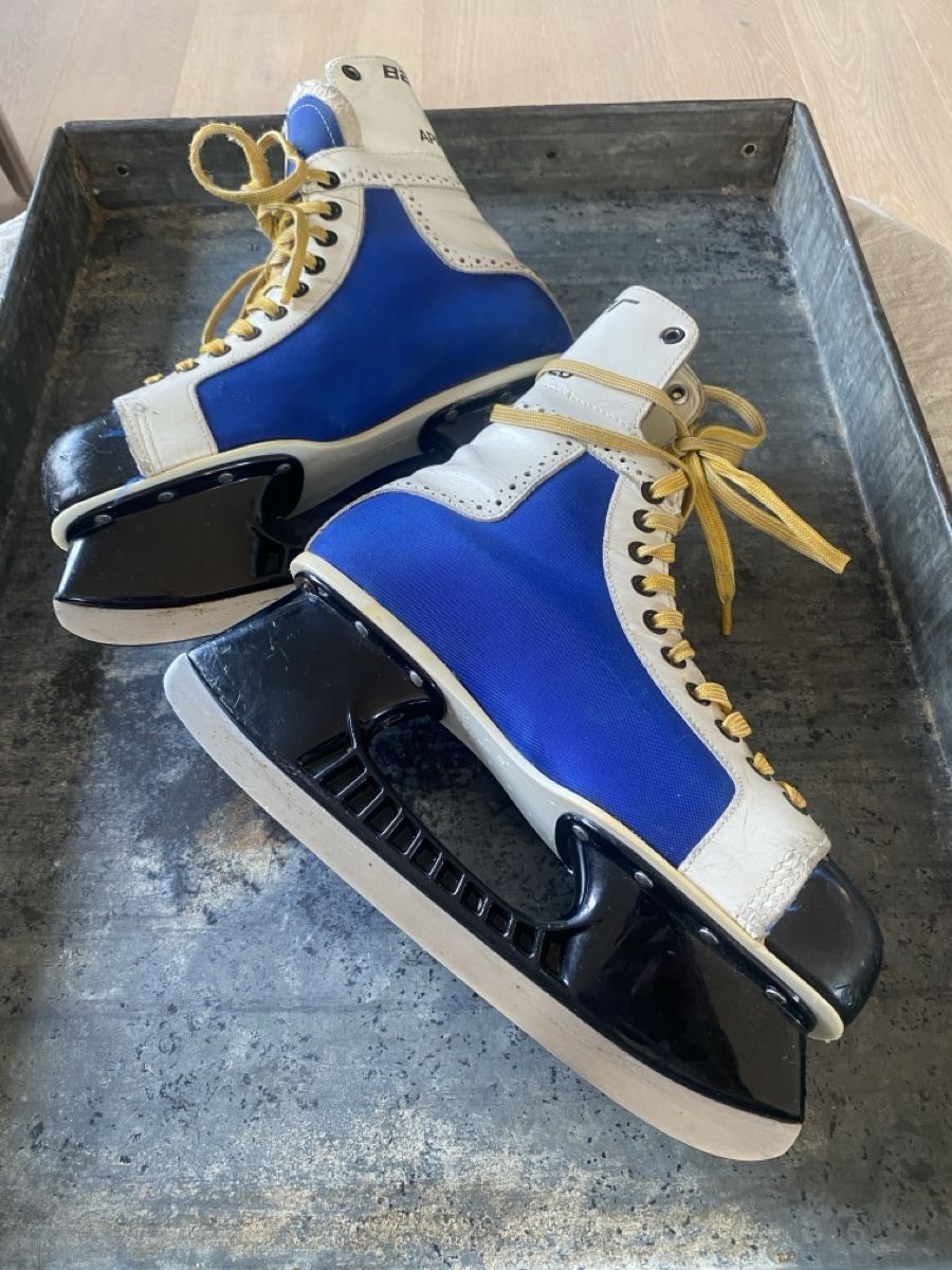 Bauer Pattini da ghiaccio: Eishockeyschlittschuhe Bauer blau weiss Gr.41 – Usato da Embrach venduto da bea_8424 7
