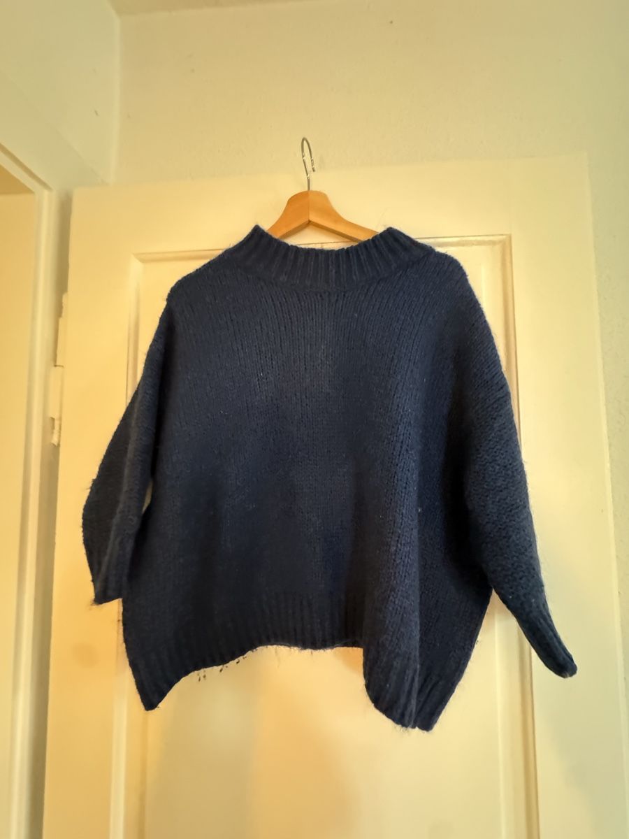 Maglioni & Felpe: Stella Tures Strickpullover, dunkelblau, Gr. M, warm! – Nuovo (secondo la descrizione) da Zürich venduto da chr_lgh5