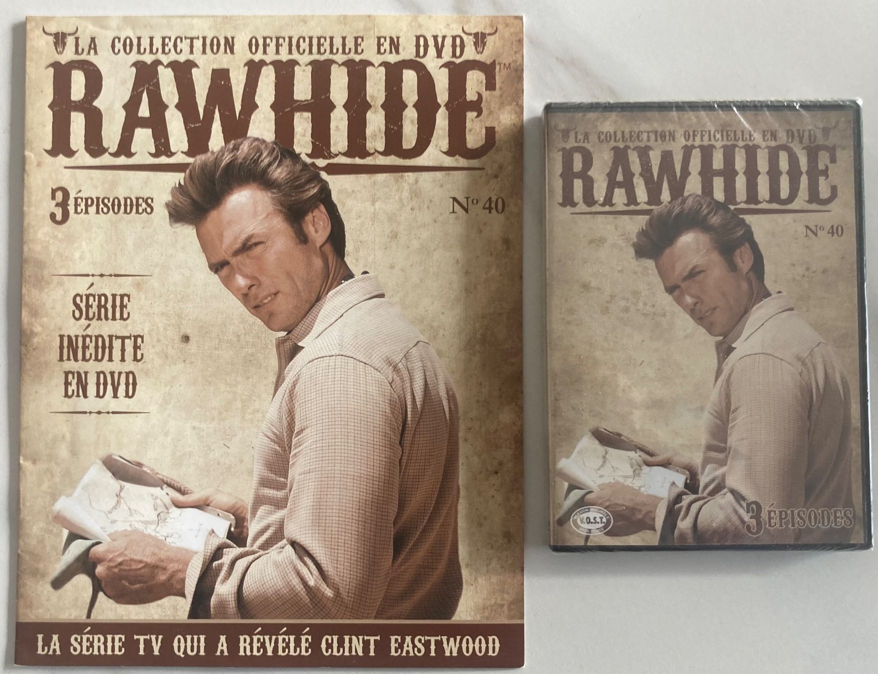 Tutti i DVDs: CLINT EASTWOOD - RAWHIDE N°40 – Usato da Poliez-Pittet venduto da Newtown-Records
