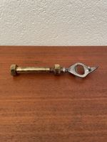 Hochwertiger Flaschenöffner vintage Messing Schraube 50er