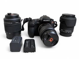 Sony Alpha 350 Spiegelreflexkamera inkl. Zubehör