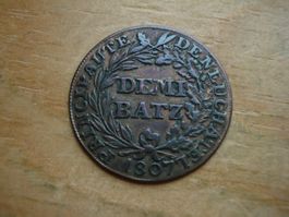 (W5) Neuenburg DEMI BATZ 1807