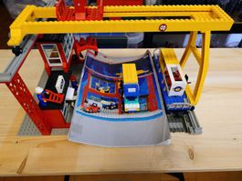 Lego System 4555 Kranbahn mit Zubehör und Anleitung
