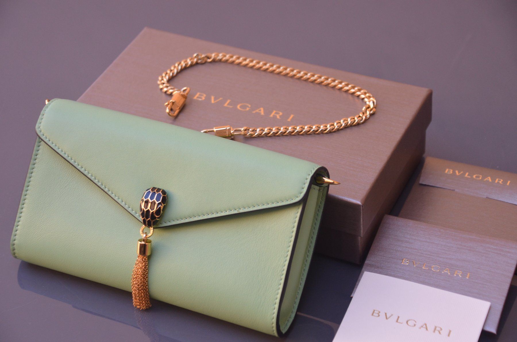 Bulgari Borse da donna: Bvlgari Serpenti Forever Pochette / Tasche – Nuovo e nell'imballaggio originale da Collonges venduto da Auganien 8