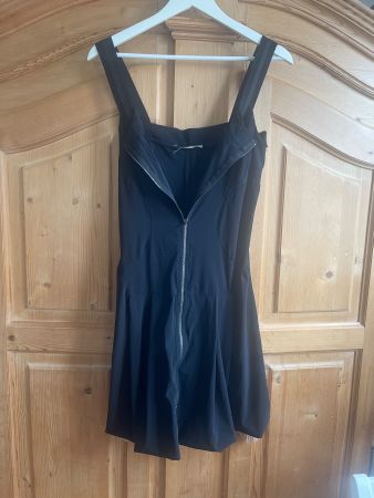 Marithe François Girbaud schwarzes Sommerkleid F40, D38, 49.