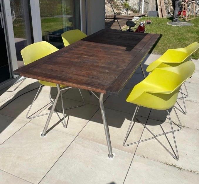 Pfister Sedie: 4x Gartenstühle Pfister – Usato da Solothurn venduto da NUVICO 2