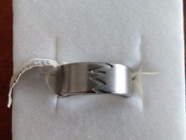 Ring Stahl, Blitz-Motiv, Marke HEIM,NEU