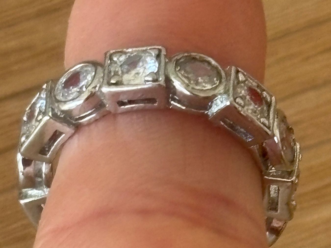 Anelli: Luxus Elegante Gr.18:8 Ring  Memoire Silberfarben – Nuovo (secondo la descrizione) da Biel-Bienne venduto da Roserosse13