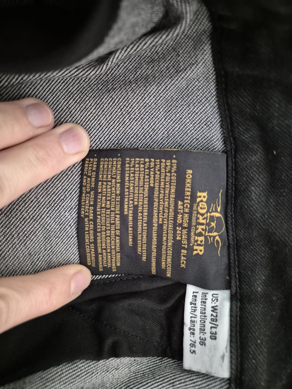 Rokker Pantaloni: Rokkertech highwaist AA – Nuovo (secondo la descrizione) da Herisau venduto da kimkolb 2