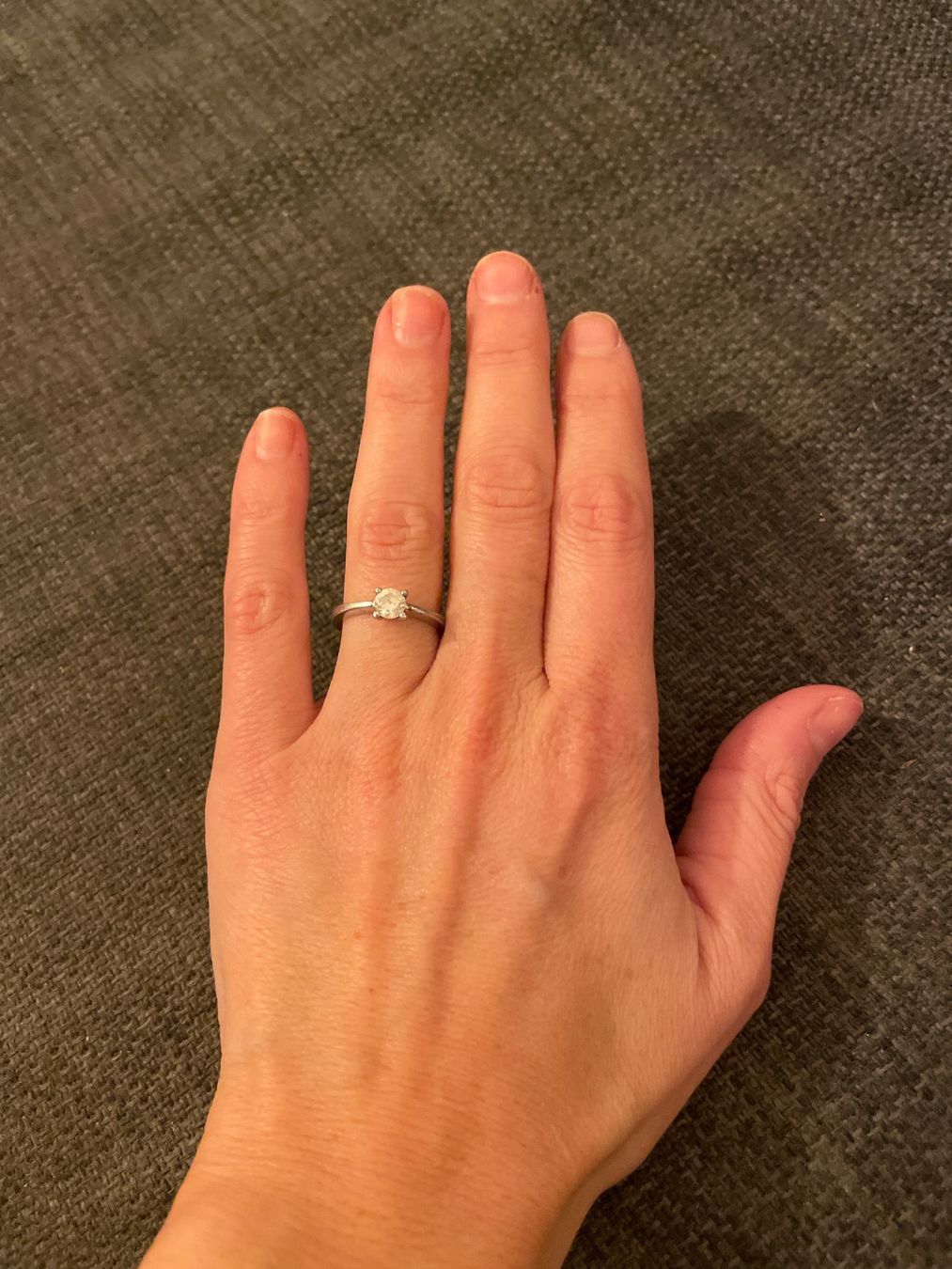 Christ Ringe: Fingerring silber mit Zirkoniastein, Grösse 52 – Gebraucht aus Zollikofen von LeaMilena 1
