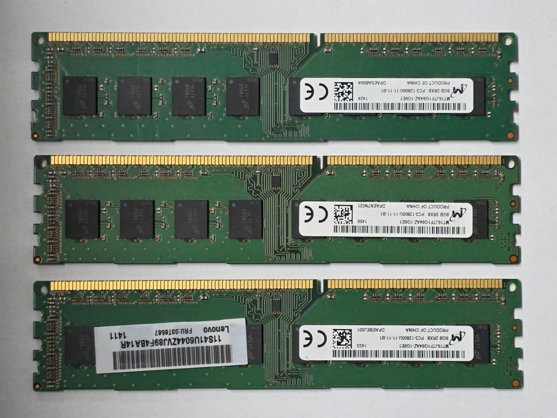 Mémoires / RAM: Micron 8GB RAM – D'occasion à Mels par Zeppelin08