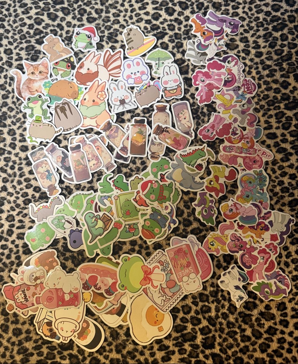 Aufkleber: Sticker Set Kinder Geburtstagsparty  – Neu (gemäss Beschreibung) aus Scheuren von Soulboy1
