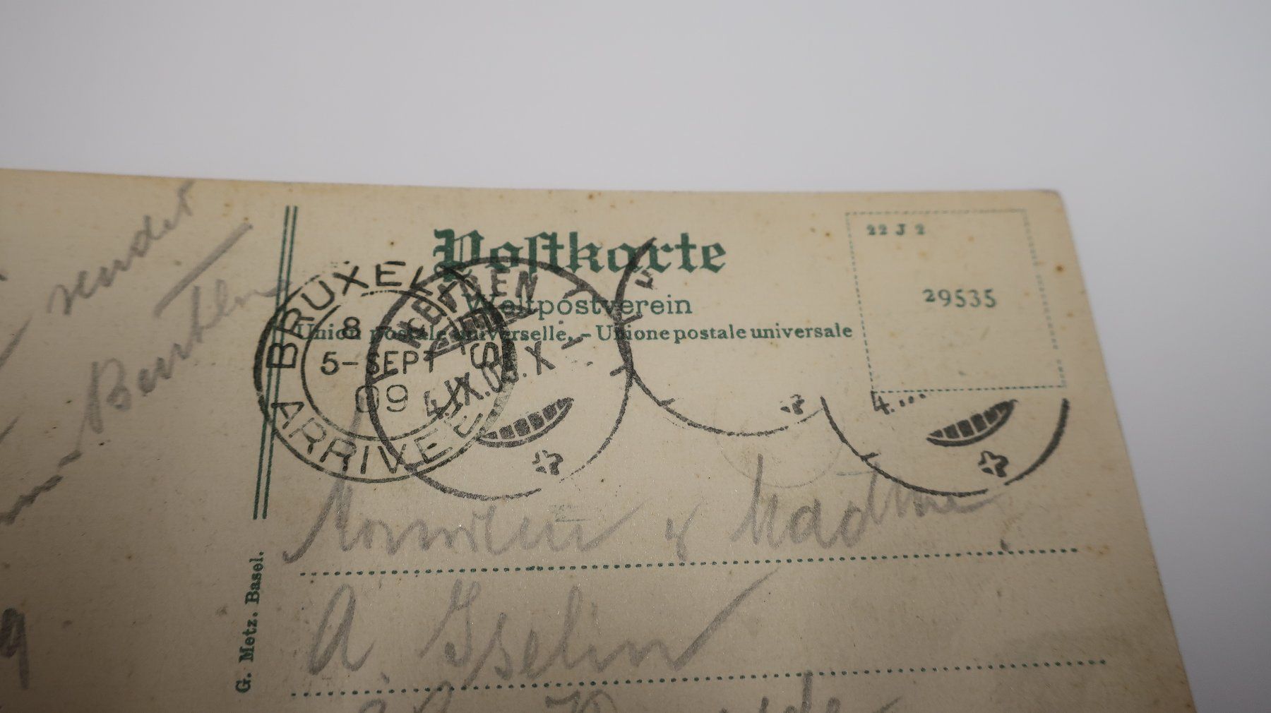Cartes postales: Rorschach Panorama Bodensee 1909 – D'occasion à Cormoret par Pascalll2001 4